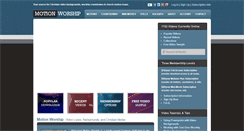 Desktop Screenshot of motionworship.com